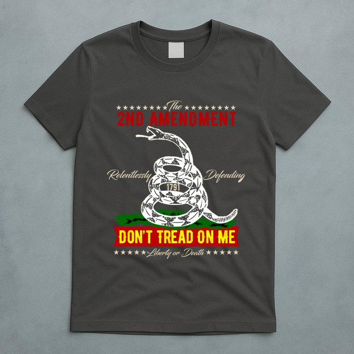 The 2nd Amendment Dont Tread On Me Gadsden Flag T-Shirt