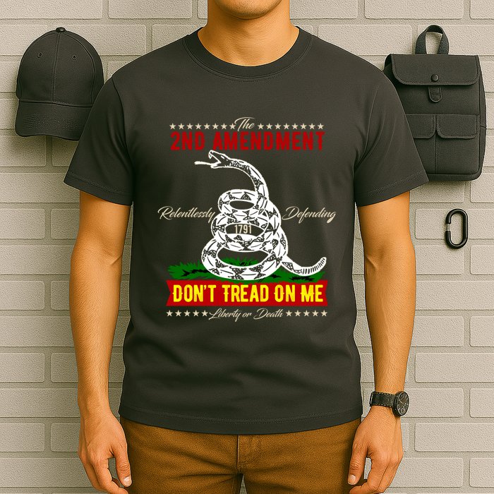 The 2nd Amendment Dont Tread On Me Gadsden Flag T-Shirt