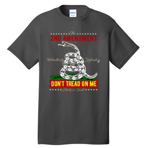 The 2nd Amendment Dont Tread On Me Gadsden Flag Tall T-Shirt