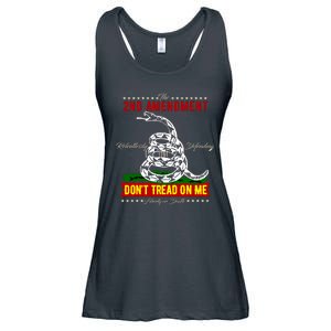 The 2nd Amendment Dont Tread On Me Gadsden Flag Ladies Essential Flowy Tank