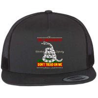 The 2nd Amendment Dont Tread On Me Gadsden Flag Flatbill Hat