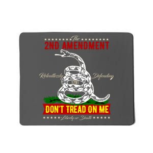 The 2nd Amendment Dont Tread On Me Gadsden Flag Mousepad