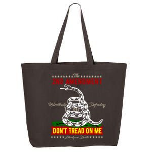 The 2nd Amendment Dont Tread On Me Gadsden Flag 25L Jumbo Tote