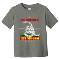 The 2nd Amendment Dont Tread On Me Gadsden Flag Toddler T-Shirt