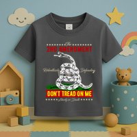 The 2nd Amendment Dont Tread On Me Gadsden Flag Toddler T-Shirt