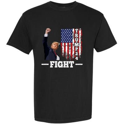 Trump 2024 Assasination Butler Pennsylvania Trump Fight Garment-Dyed Heavyweight T-Shirt