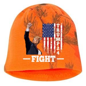 Trump 2024 Assasination Butler Pennsylvania Trump Fight Kati - Camo Knit Beanie