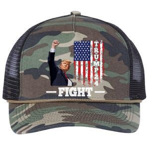 Trump 2024 Assasination Butler Pennsylvania Trump Fight Retro Rope Trucker Hat Cap