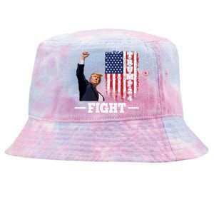 Trump 2024 Assasination Butler Pennsylvania Trump Fight Tie-Dyed Bucket Hat