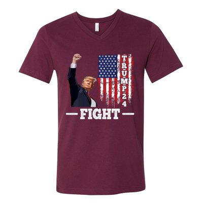 Trump 2024 Assasination Butler Pennsylvania Trump Fight V-Neck T-Shirt