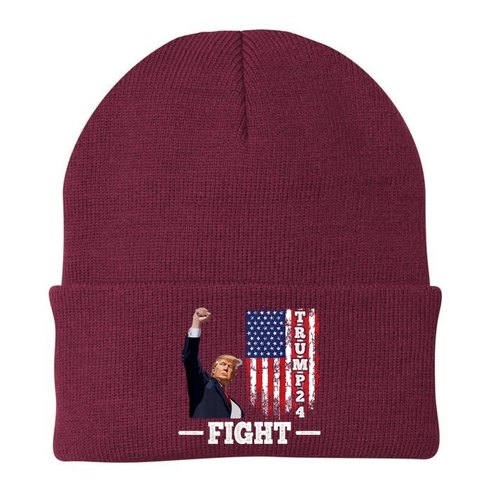 Trump 2024 Assasination Butler Pennsylvania Trump Fight Knit Cap Winter Beanie