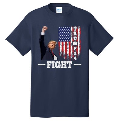 Trump 2024 Assasination Butler Pennsylvania Trump Fight Tall T-Shirt