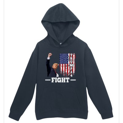 Trump 2024 Assasination Butler Pennsylvania Trump Fight Urban Pullover Hoodie