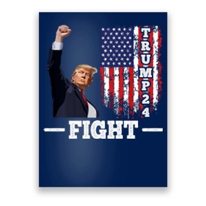 Trump 2024 Assasination Butler Pennsylvania Trump Fight Poster