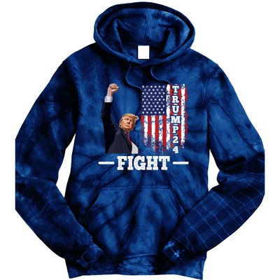 Trump 2024 Assasination Butler Pennsylvania Trump Fight Tie Dye Hoodie