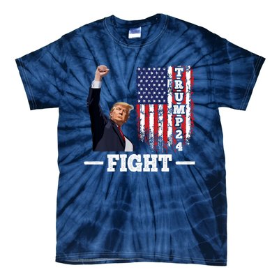 Trump 2024 Assasination Butler Pennsylvania Trump Fight Tie-Dye T-Shirt