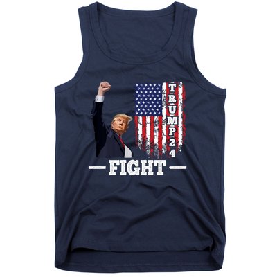 Trump 2024 Assasination Butler Pennsylvania Trump Fight Tank Top