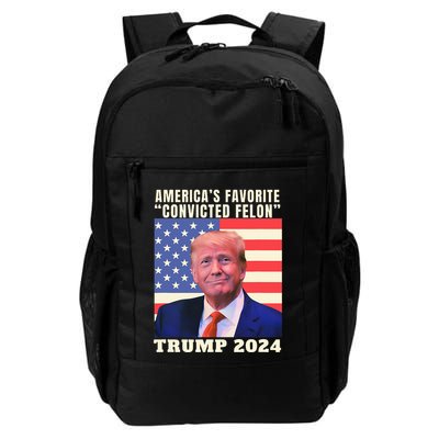Trump 2024 Americas Favorite Convicted Felon Backpack
