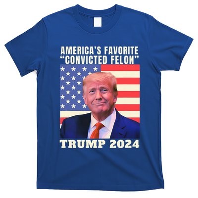 Trump 2024 Americas Favorite Convicted Felon T-Shirt