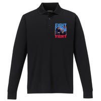 Trump 2024 Butler Pennsylvania Trump Assasination Trump Shot Performance Long Sleeve Polo