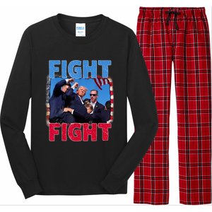 Trump 2024 Butler Pennsylvania Trump Assasination Trump Shot Long Sleeve Pajama Set