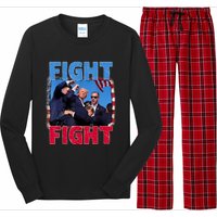 Trump 2024 Butler Pennsylvania Trump Assasination Trump Shot Long Sleeve Pajama Set