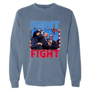 Trump 2024 Butler Pennsylvania Trump Assasination Trump Shot Garment-Dyed Sweatshirt