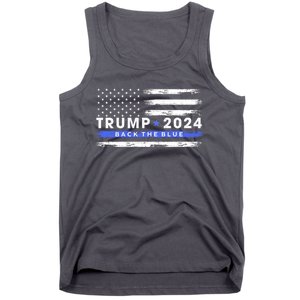 Trump 2024 Back The Blue Thin Gift Tank Top