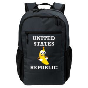 Trump 2024 Banana Biden Republic America Satire Republican Daily Commute Backpack