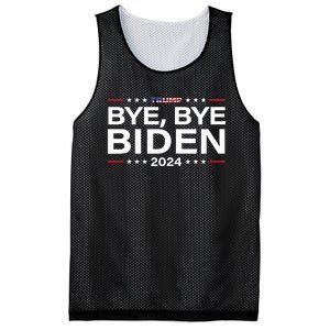 Trump 2024 Bye Bye Biden Dropped Out Election Funny Mesh Reversible Basketball Jersey Tank