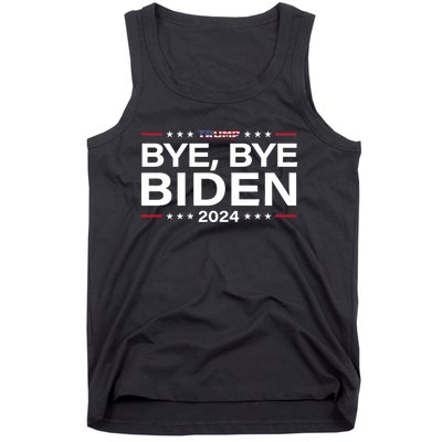 Trump 2024 Bye Bye Biden Dropped Out Election Funny Tank Top