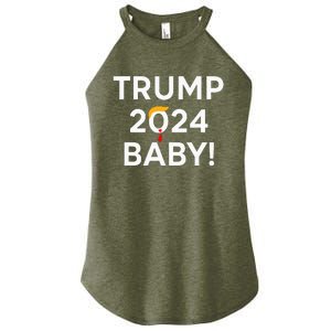 Trump 2024 Baby Women's Perfect Tri Rocker Tank