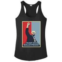 Trump 2024 Bulletproof Ladies PosiCharge Competitor Racerback Tank