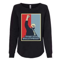 Trump 2024 Bulletproof Womens California Wash Sweatshirt