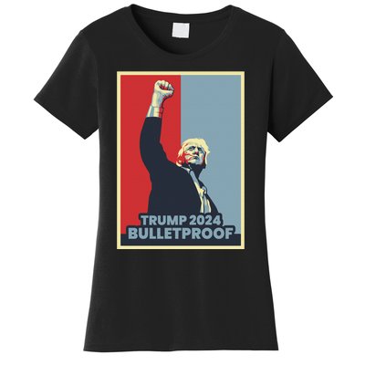 Trump 2024 Bulletproof Women's T-Shirt