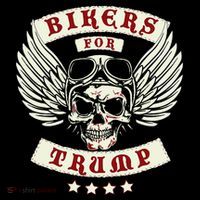 Trump 2020 Bikers For Trump Drawstring Bag