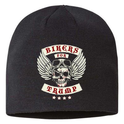 Trump 2020 Bikers For Trump Sustainable Beanie