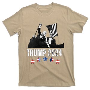 Trump 2024 Bulletproof Teflon Don Rally Shooting First Pump T-Shirt