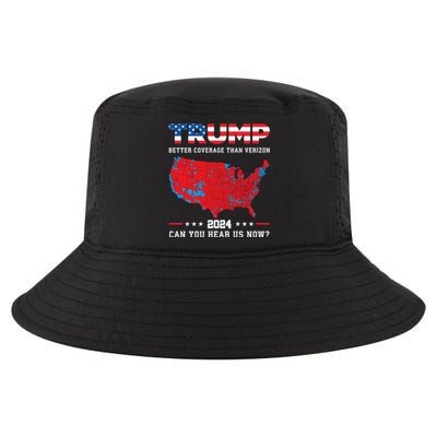 Trump 2024 Better Coverage Than Verizon Can You Hear Us Now Cool Comfort Performance Bucket Hat