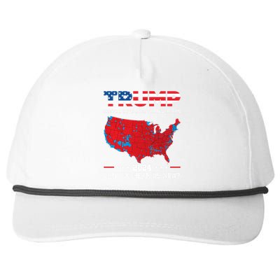 Trump 2024 Better Coverage Than Verizon Can You Hear Us Now Snapback Five-Panel Rope Hat