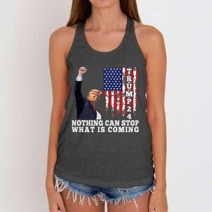 Trump 2024 Butler Pennsylvania Trump Assasination Trump Shot Women's Knotted Racerback Tank