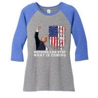 Trump 2024 Butler Pennsylvania Trump Assasination Trump Shot Women's Tri-Blend 3/4-Sleeve Raglan Shirt