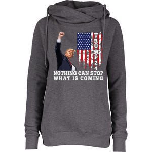 Trump 2024 Butler Pennsylvania Trump Assasination Trump Shot Womens Funnel Neck Pullover Hood