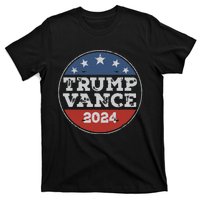 Trump 2024 Button Election For Republicans Trump Vance 2024 T-Shirt