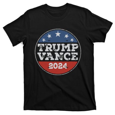 Trump 2024 Button Election For Republicans Trump Vance 2024 T-Shirt