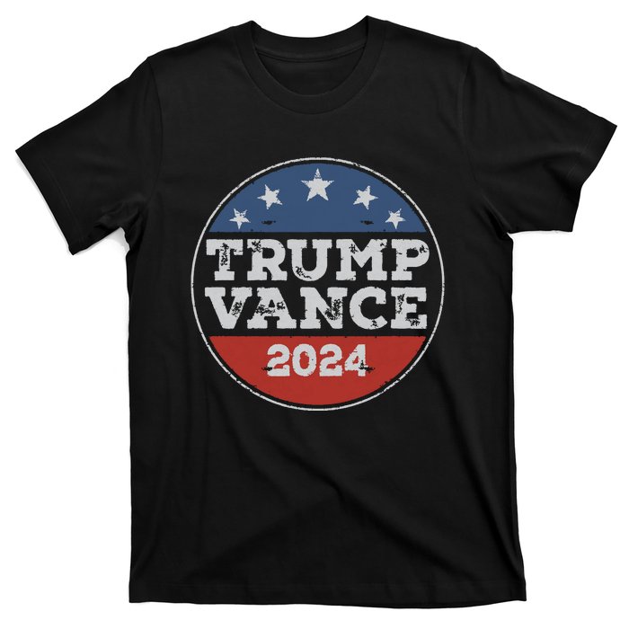 Trump 2024 Button Election For Republicans Trump Vance 2024 T-Shirt