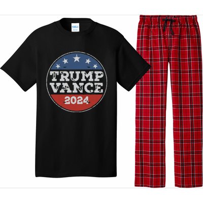 Trump 2024 Button Election For Republicans Trump Vance 2024 Pajama Set