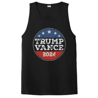 Trump 2024 Button Election For Republicans Trump Vance 2024 PosiCharge Competitor Tank