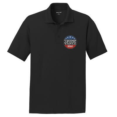 Trump 2024 Button Election For Republicans Trump Vance 2024 PosiCharge RacerMesh Polo