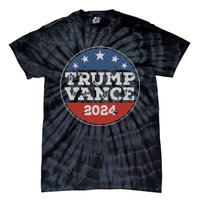 Trump 2024 Button Election For Republicans Trump Vance 2024 Tie-Dye T-Shirt